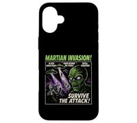 Póster de película Alien de Invasión Marciana Vintage Halloween Carcasa para iPhone 16 Plus