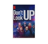 Póster de película clásica con texto en inglés "Don't Look Up", 9 pósteres artísticos de lienzo para decoración de pared, impresión fotográfica para el hogar, pósteres decorativos modernos de 60 x 90