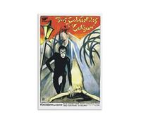 Póster de película clásica de Das Kabinett Des Doktor Caligari (1) póster de impresión artística para pared, pintura fotográfica, póster para colgar, decoración familiar, 20 x 30 cm