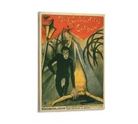 Póster de película clásica de Das Kabinett Des Doktor Caligari (12) impresión artística para pared, lienzo, pósteres, obras de arte estéticas, 60 x 90 cm