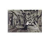 Póster de película clásica de Das Kabinett Des Doktor Caligari (21) impresión fotográfica artística en lienzo, póster de decoración moderna para el hogar, pósteres de 40 x 60 cm