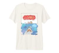 Póster de película clásica de mandíbulas Camiseta Premium