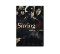 Póster de película clásica de Saving Private Ryan (23) lienzo decorativo para pared, impresión moderna para el hogar, obras de arte, pósteres de 20 x 30 pulgadas (50 x 75 cm)