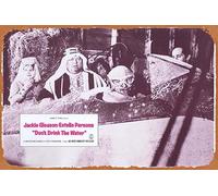 Póster de película clásica vintage con texto en inglés "Don't Drink the Water" (2 unidades, diseño de Jackie Gleason Estelle Parsons)