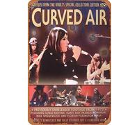 Póster de película Curved Air: Masters From The Vaults, decoración de pared para el hogar, letrero de metal retro, 20,3 x 30,5 cm