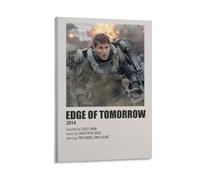 Póster de película de acción de ciencia ficción Edge of Tomorrow (4) pósteres de pintura en lienzo para pared, sala de estar, pósteres de pintura de 60 x 90 cm