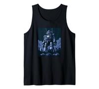 Póster de película de ciencia ficción robot retro clásico Camiseta sin Mangas