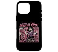 Póster de película de maldición de Hermana Molesta, Vintage, Halloween Carcasa para iPhone 16 Pro MAX