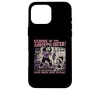 Póster de película de maldición de Hermana Molesta, Vintage, Halloween Carcasa para iPhone 16 Pro MAX