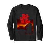 Póster de película de Terror Evil Dead Burn Arte Halloween Manga Larga