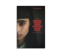 Póster de película humanista de vampiro que busca consentimiento de persona suicida, arte estético para pared, pintura decorativa, póster decorativo para sala de estar, dormitorio, 60 x 90 cm, estilo