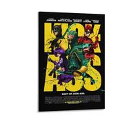 Póster de película Kick-Ass - Película de superhéroes de comedia oscura sobre adolescentes vigilantes salvando el día (12) arte de pared, póster impreso, lienzo, obras de arte, decoración de