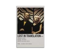 Póster de película Lost In Translation, póster de lienzo, impresión artística de pared, decoración estética de habitación, decoración del hogar, oficina, 20 x 30 cm, estilo sin marco