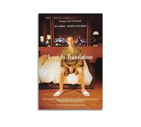 Póster de película Lost In Translation, póster de lienzo, impresión artística de pared, decoración estética de habitación, decoración del hogar y oficina, 16 x 24 pulgadas, estilo sin marco