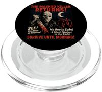 Póster de película Masked Killer Returns Slasher Vintage Halloween PopSockets PopGrip para MagSafe