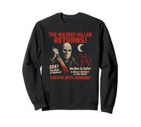 Póster de película Masked Killer Returns Slasher Vintage Halloween Sudadera