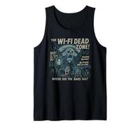 Póster de película Slow Wi-Fi Zone Vintage Halloween Camiseta sin Mangas