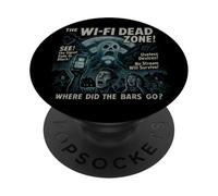 Póster de película Slow Wi-Fi Zone Vintage Halloween PopSockets PopGrip Adhesivo