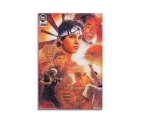 Póster de película The Karate Kid personalizado en lienzo, decoración de pared, sala de estar, dormitorio familiar, 20 x 30 cm, estilo sin marco