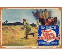 Póster de película vintage The Last Blitzkrieg, tarjeta original de vestíbulo 2 Van Johnson Kerwin Mathews retro de película antigua, póster de metal, letrero de TV, bar, pared, club, restaurante