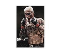 Póster de personajes clásicos de Charles Oliveira, actor y cantante, póster de celebridad, póster de atleta famoso, póster para el hogar, pintura al óleo, póster de la firma para decoración del hogar,
