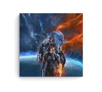 Póster de personajes de efecto Mass Effect Pintura Decorativa Lienzo Arte de Pared Salón Póster Dormitorio Pintura, Arte de Pared Impresión de Imagen Moderna Decoración de Habitación Familiar 24 x 24