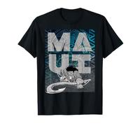 Póster de personajes de Moana Maui de Disney Camiseta