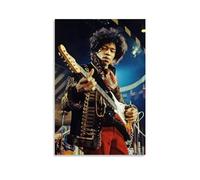 Póster de personajes Jimi Hendrix Play Guitar Póster Pintura Decorativa Lienzo Arte de Pared Salón Póster Dormitorio Pintura Lienzo Arte Póster y Arte de Pared Impresión de Imagen Moderna Decoración