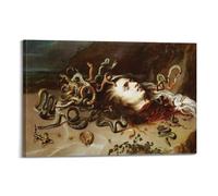 Póster de Peter Paul Rubens Medusa para pared, lienzo para sala de estar, decoración de dormitorio, 20 x 30 cm