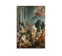 Póster de Peter Paul Rubens (Milagros de San Francisco Javier) para pared, 30,5 x 45,7 cm