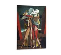 Póster de pintor de Héctor y Andrómaca Giorgio De Chirico para colgar en la pared, 20 x 30 cm