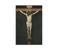 Póster de Pintores Españoles Diego Velázquez Cristo Crucificado, Pósteres Arte de Pared Pintura Impresiones en Lienzo Decoración Póster Obras de Arte 16x24 pulgadas (40x60cm)