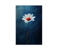 Póster de pintura al óleo de una flor, arte vintage, lienzo de pared, decoración estética, sala de estar, habitación de los niños, cafetería, baño, adecuado para dormitorio, gimnasio, clásico, 24 x 36