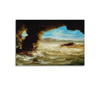 Póster de pintura famosa de Eugène Delacroix Naufragio en la costa, impresión artística para pared, pintura para colgar fotos, decoración de dormitorio familiar, 20 x 30 cm