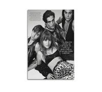 Póster de portada de álbum de Maneskin firmado limitado, póster de portada musical, pop hip hop, rap, cantante, estrella, póster estético, arte de pared para niñas y niños, adolescentes, decoración de