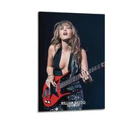 Póster de portada de álbum de Maneskin firmado limitado, póster de portada musical, pop hip hop, rap, cantante, estrella, póster estético, arte de pared para niñas y niños, adolescentes, decoración de