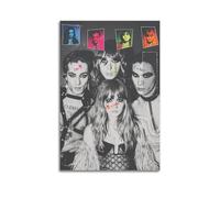 Póster de portada de álbum de Maneskin firmado limitado, póster de portada musical, pop hip hop, rap, cantante, estrella, póster estético, arte de pared para niñas y niños, adolescentes, decoración de