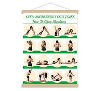 Póster de posturas de Yoga para el hogar, Tablas de Ejercicios de Yoga, Entrenamiento de Cuerpo Completo, meditación, Tabla de Posiciones