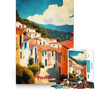 Póster de Priorat Art Rompecabezas para Adolescentes 1000 Piezas Pure Logic Toy Quiet Calm Clean Cut Decoración de Pared 38x26cm