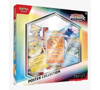 Póster de Prismatic Evolutions, colección en inglés | Pokémon TCG - Escarlata y violeta 8.5 | 3 paquetes de refuerzo + 3 tarjetas promocionales + póster | con protección de envío de Heartforcards®