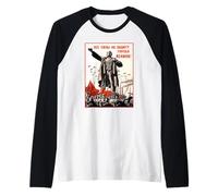 Póster de Propaganda de Lenin Camiseta Manga Raglan