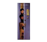 Póster de puerta oficial de Friends - 20.8 x 62.2 pulgadas / 53 x 158 cm - Se envía enrollado - Pósteres geniales - Póster artístico - Pósters e impresiones - Pósteres de puerta