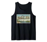 Póster de Recuerdo de Viaje Vintage de Berlín Alemania 50 Camiseta sin Mangas