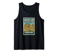 Póster de Recuerdo de Viaje Vintage de Berlín, Alemania Camiseta sin Mangas