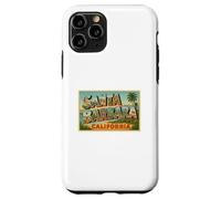 Póster de Recuerdo Vintage de Santa Bárbara Claifornia Carcasa para iPhone 11 Pro