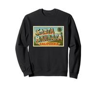 Póster de Recuerdo Vintage de Santa Bárbara Claifornia Sudadera