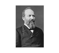 Póster de retrato de James A Garfield para dormitorio, lienzo decorativo para pared, oficina, habitación, decoración estética, regalo, sin marco, 50 x 75 cm