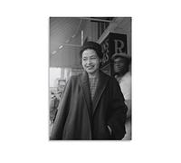 Póster de Rosa Parks con más influencia de los activistas de derechos civiles fallecidos en lienzo, decoración moderna de dormitorio, 30 x 45 cm