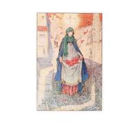 Póster de Santa Isabel de Hungría por Eleanor Fortescue Brickdale, lienzo decorativo para dormitorio, arte de pared, oficina, habitación, decoración estética, regalo, sin marco, 24 x 36 pulgadas