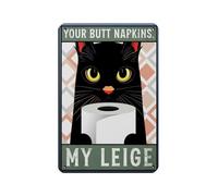 Póster de servilletas de cola, letrero de estaño, vintage, metal, pub, club, cafetería, bar, hogar, decoración de pared, póster retro de 8 x 12 pulgadas (20 x 30 cm)